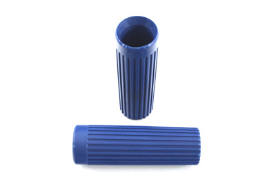 V-Twin - Blue Grip Set Original Rib Style