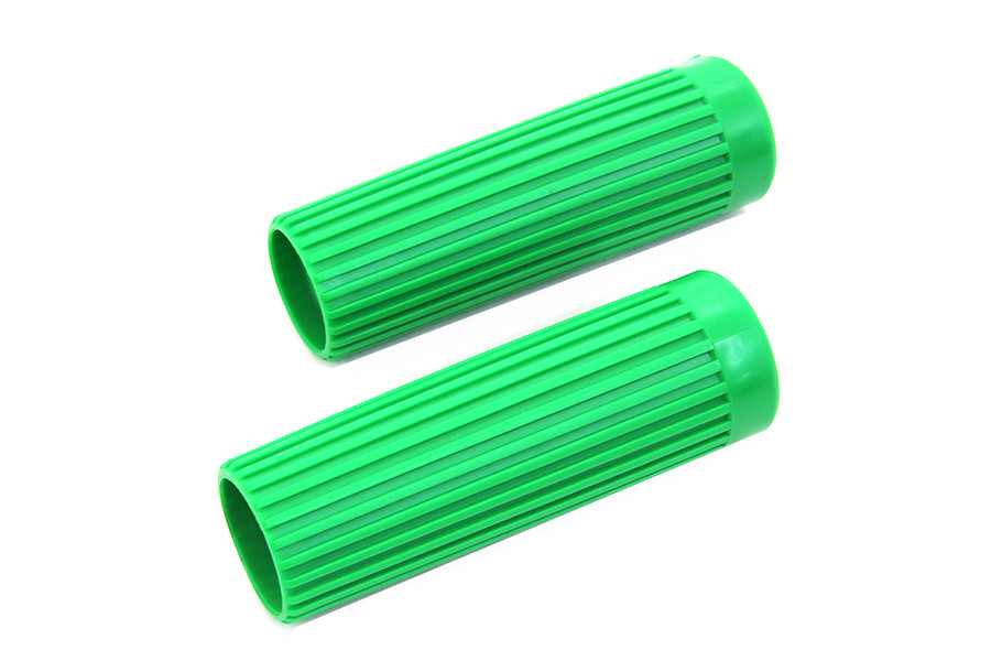 V-Twin - Green Grip Set Original Rib Style