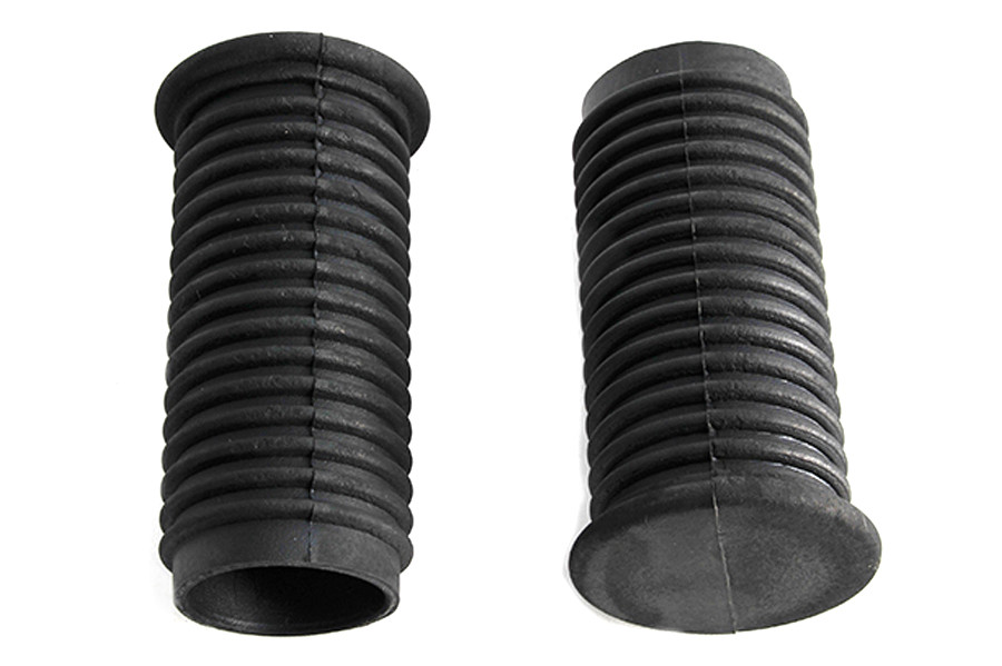 V-Twin #70203 - Driver Footpeg Rubber Black Set