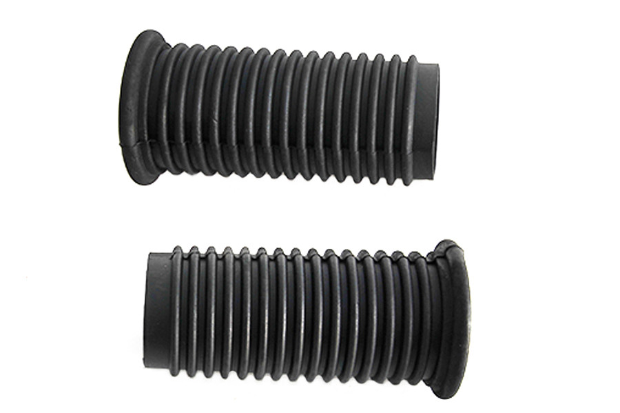 V-Twin #70203 - Driver Footpeg Rubber Black Set