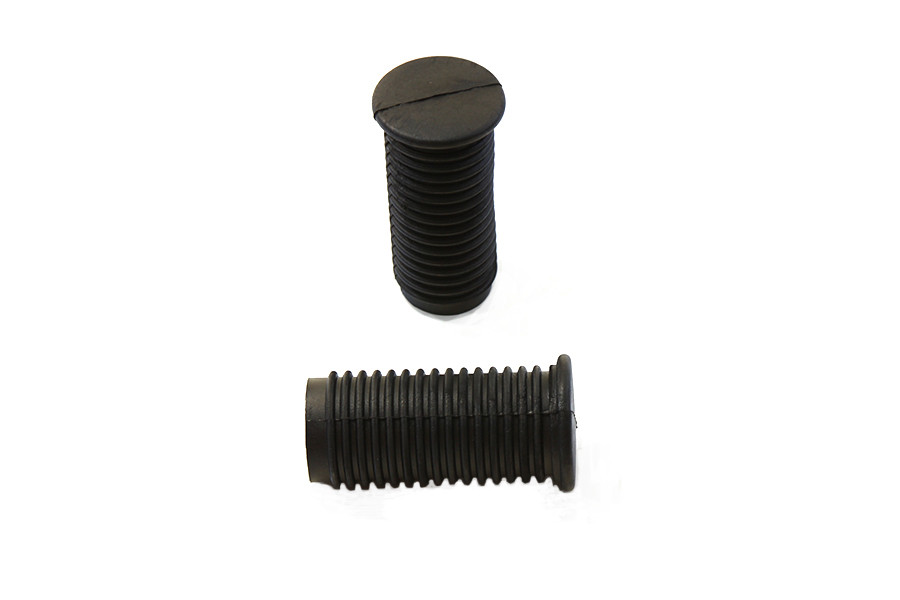 V-Twin #70203 - Driver Footpeg Rubber Black Set
