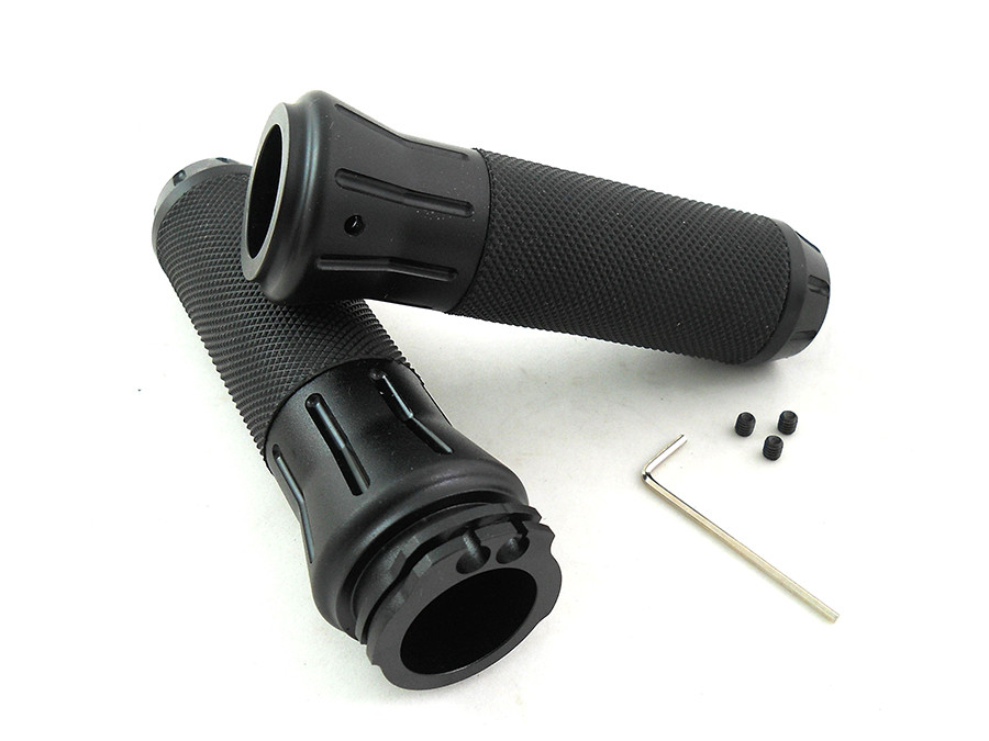 Wyatt Gatling #77788 - Black Grip Set with Black End Caps