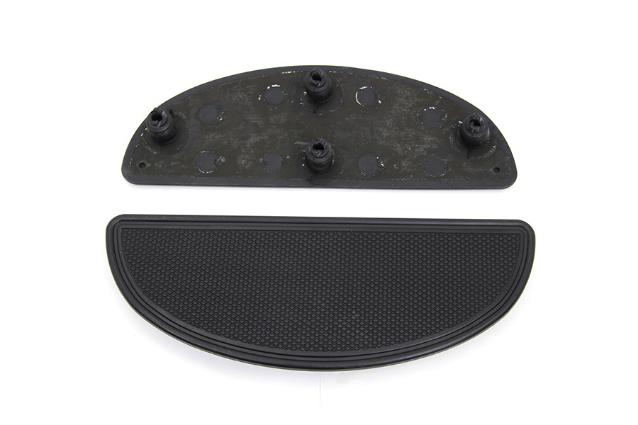 V-Twin - Driver Upper Footboard Plate Set Black