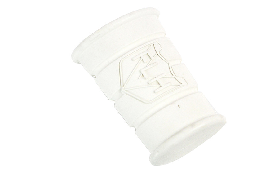 V-Twin #18007W - White Rubber Kick Starter Pedal With FLH Logo