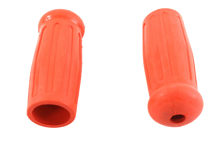 V-Twin - Replica Short Stock Handlebar Grip Set Orange