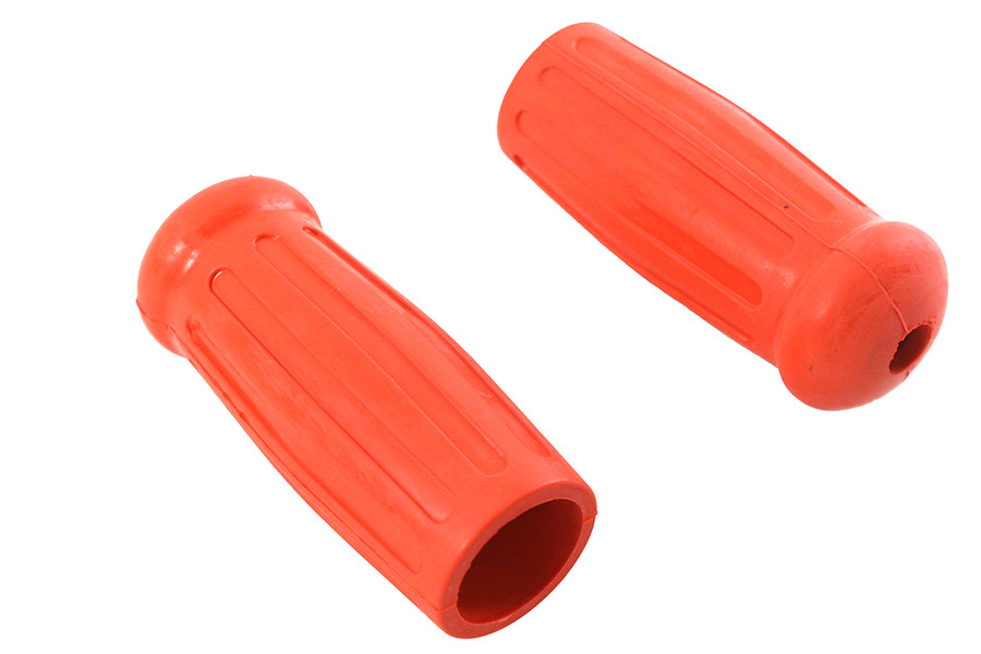 V-Twin - Replica Short Stock Handlebar Grip Set Orange
