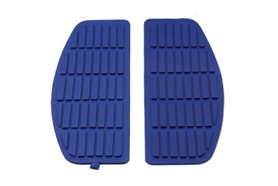 V-Twin - Footboard Blue Mat Set