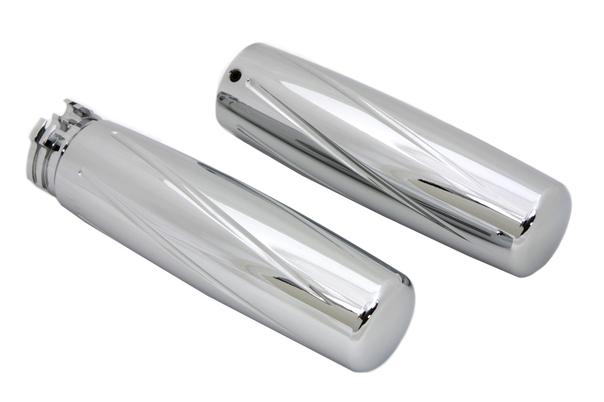 V-Twin - Billet Spiral Style Grip Set