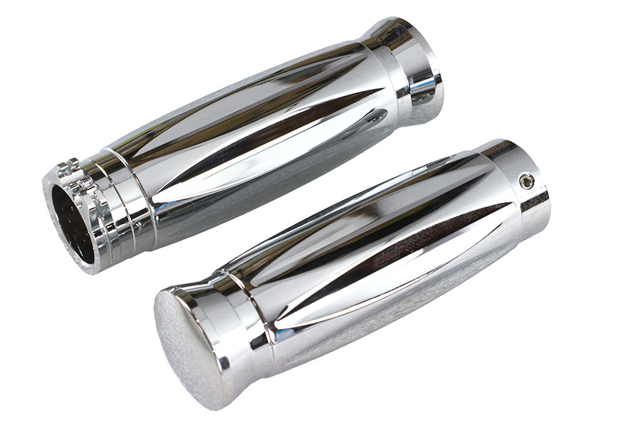 V-Twin - Billet Diamond Style Grip Set
