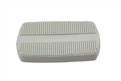 V-Twin - Brake Pedal Rubber Off White