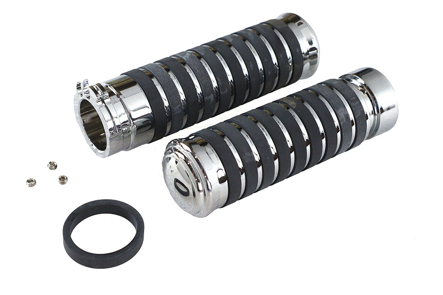 V-Twin - Billet Band Style Grip Set