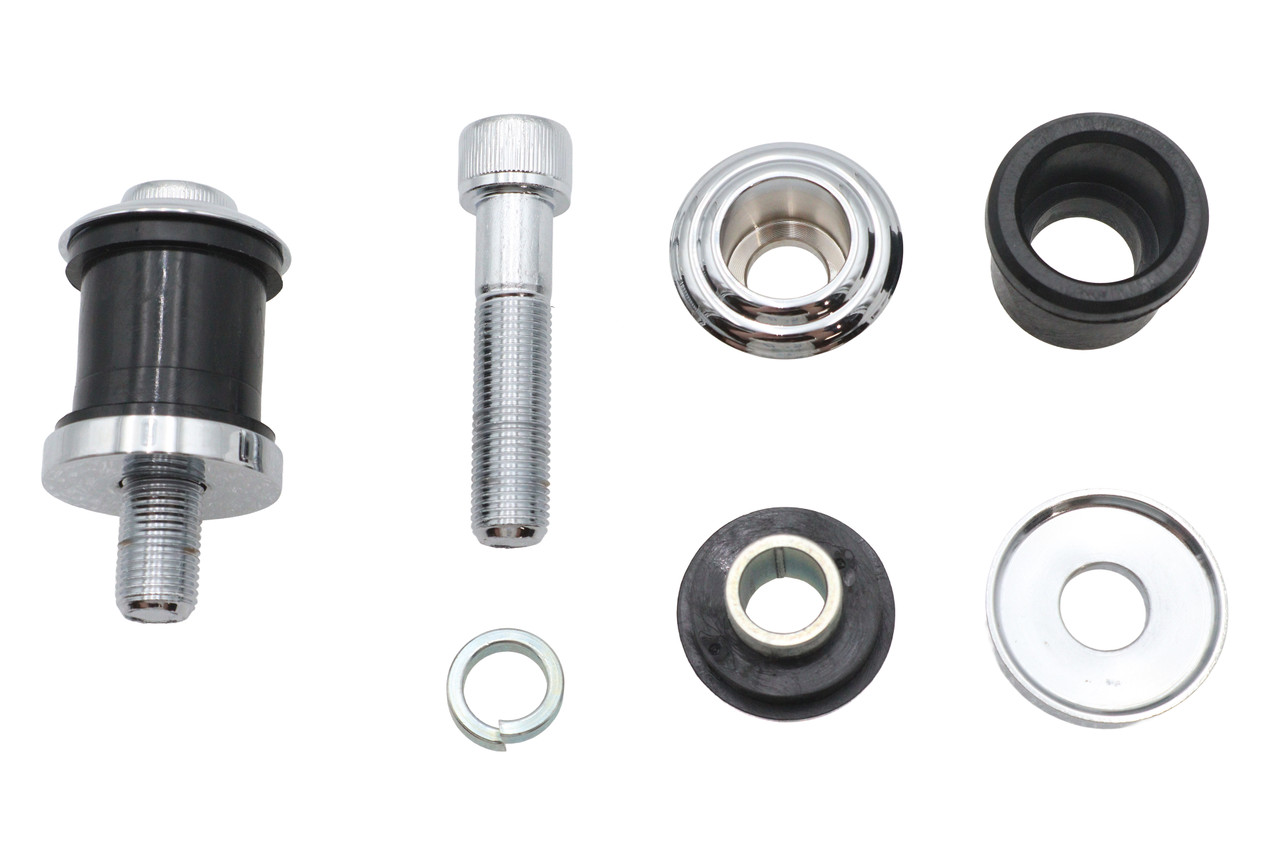 V-Twin - Flush Mount Handlebar Damper Kit Chrome