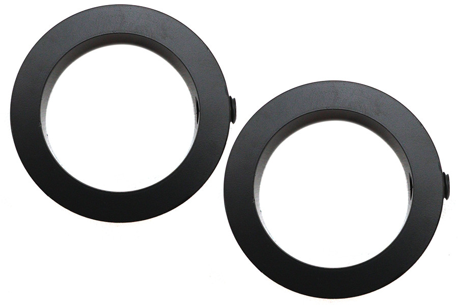 V-Twin #78995B - 1 inch Handlebar Collar Set Black