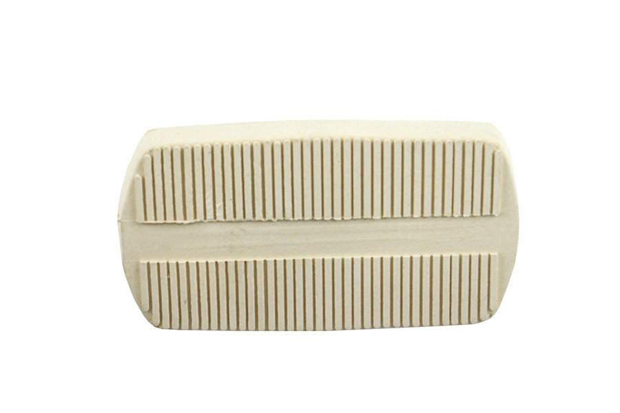 V-Twin #71120W - White FLH Brake Pedal Rubber Kit