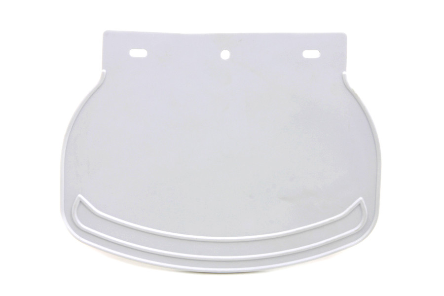 V-Twin #28-0707 - Mud Flap Rubber White Plain