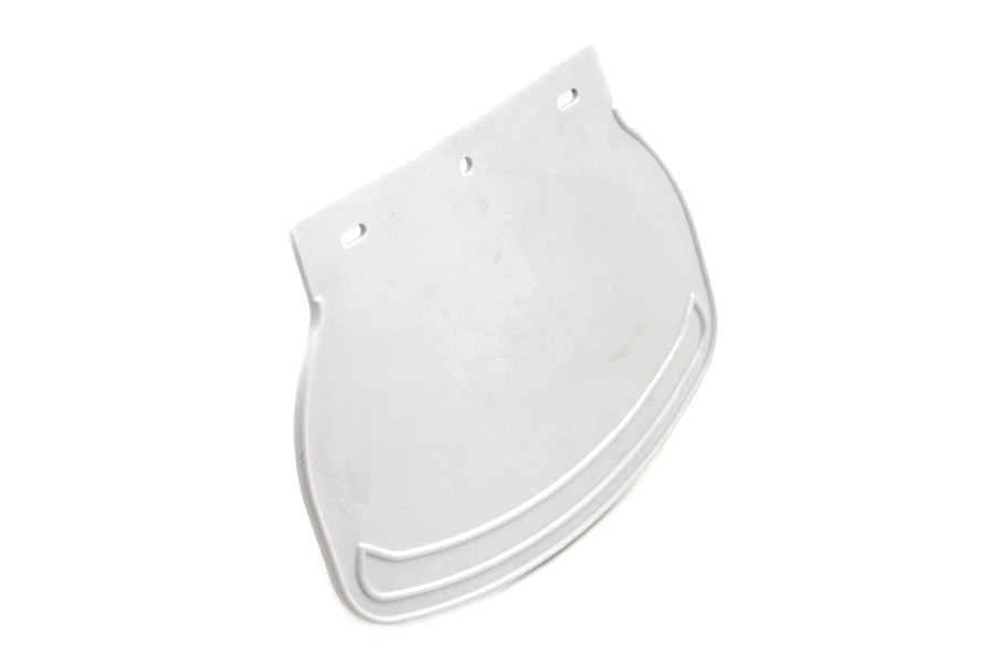 V-Twin #28-0707 - Mud Flap Rubber White Plain