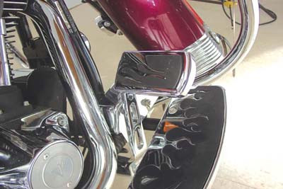 V-Twin #77415 - Flame Brake Pedal Pad