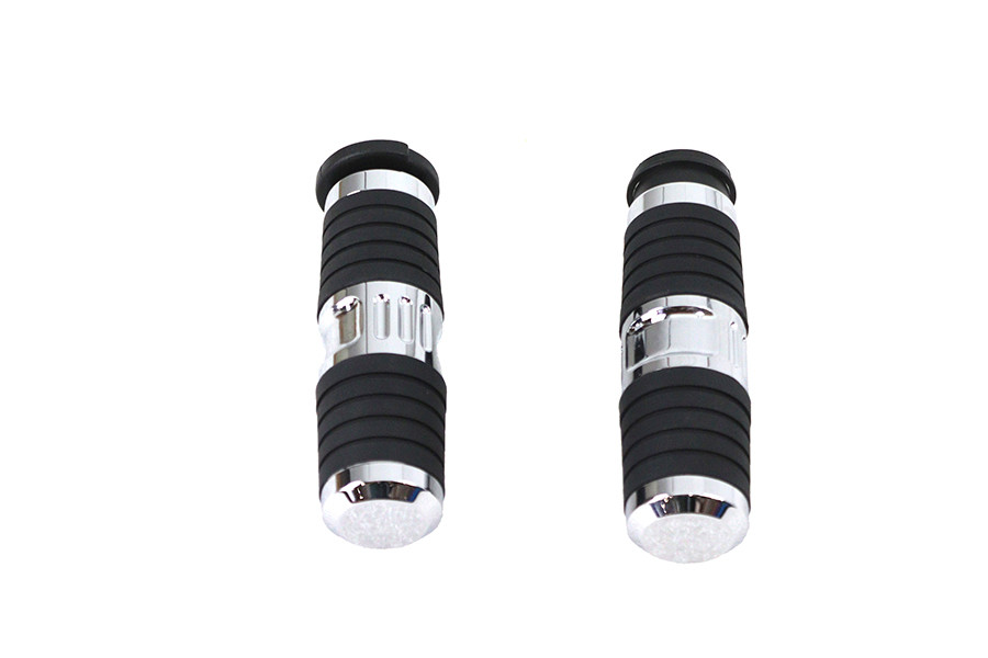 V-Twin #78481 - Hand Grip Set Chrome