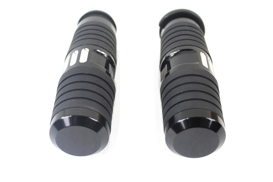 V-Twin #78481B - Hand Grip Set Black