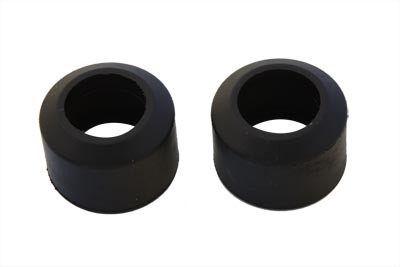 V-Twin #71480 - 33mm Rubber Fork Boots Black