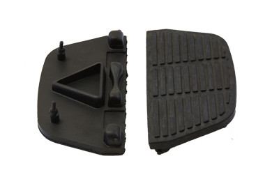 V-Twin #50606-86A - Passenger Footboard Mat Black