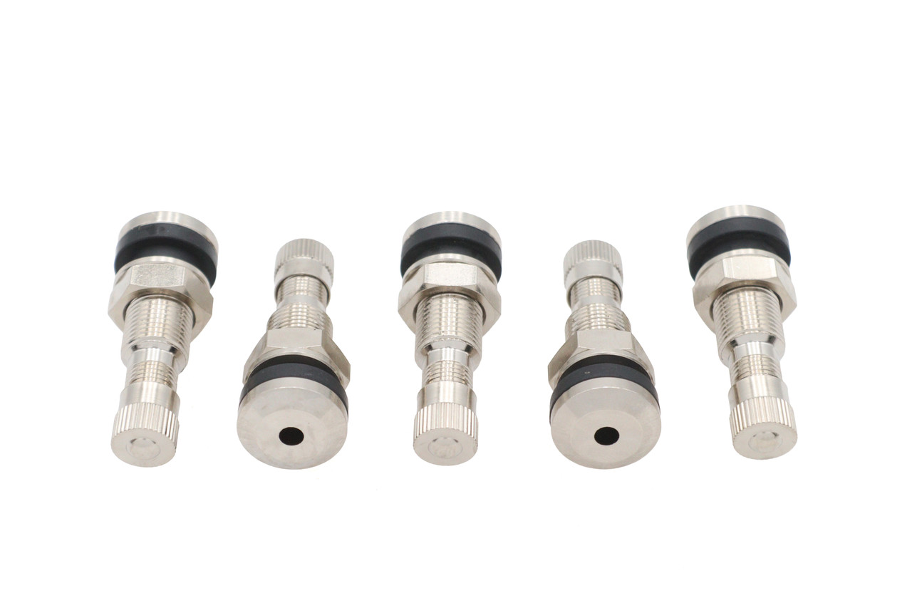 V-Twin #99-6209-5 - Tubeless Tire Valve For Mag Style Rims Chrome
