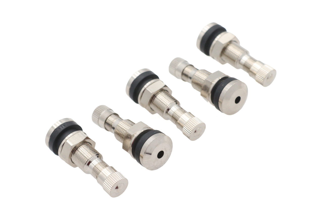 V-Twin #99-6209-5 - Tubeless Tire Valve For Mag Style Rims Chrome
