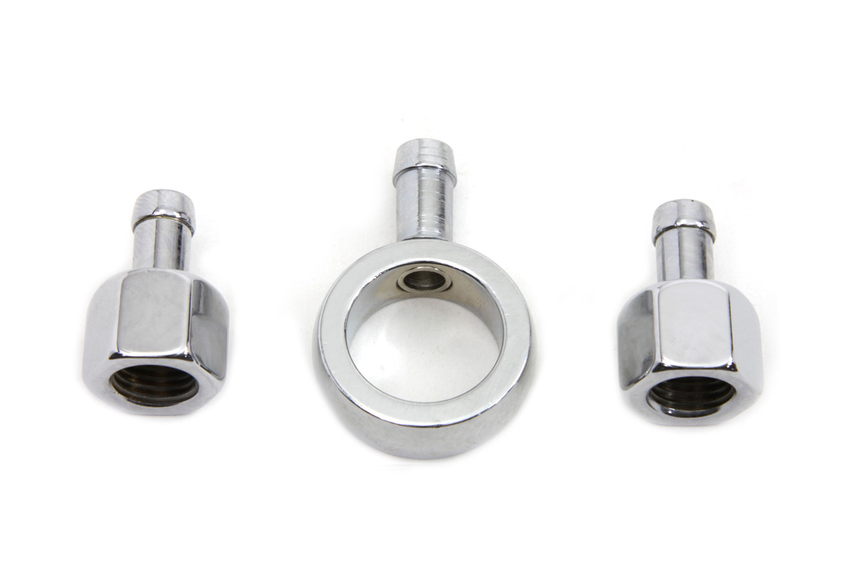 Colony - Chrome Gas Tank Fitting Kit
