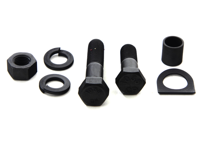 Colony - Parkerized Starter Crank and Kick Starter Pedal Mounting Kit