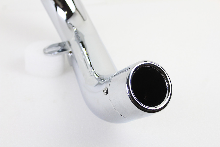 V-Twin #4531 - FLT 2:1 Lake Style Exhaust System Chrome