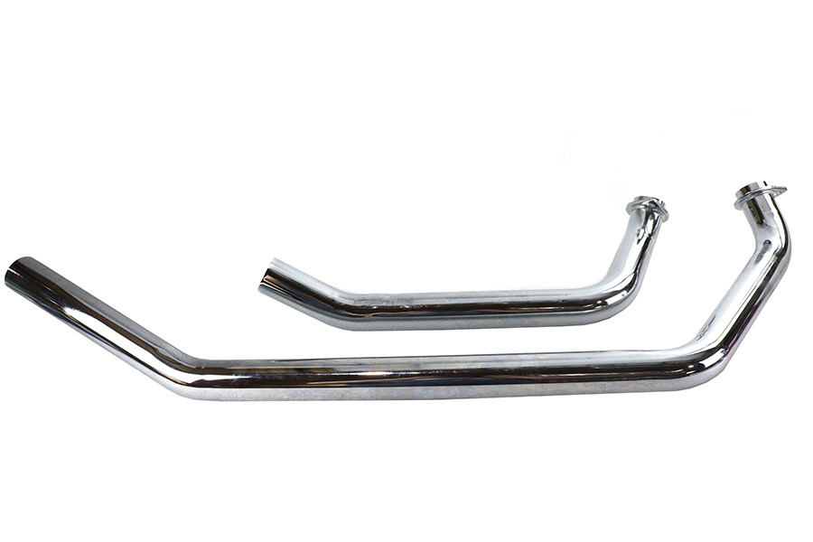 V-Twin - Shovelhead Exhaust Header Set Upsweep Chrome