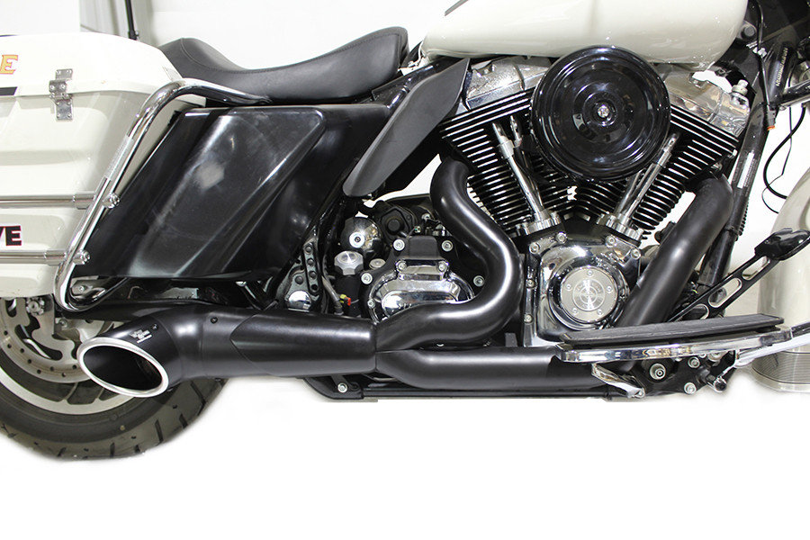 V-Twin - 2:1 Exhaust Header Set Black