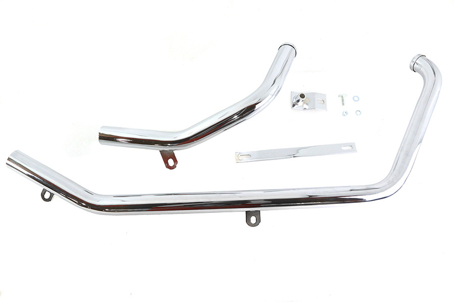 Paughco #716B2 - Exhaust Header Set Chrome