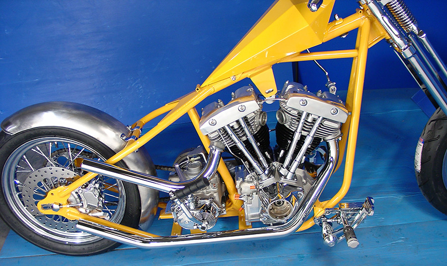 Paughco #730C - Exhaust Header Set Upsweep