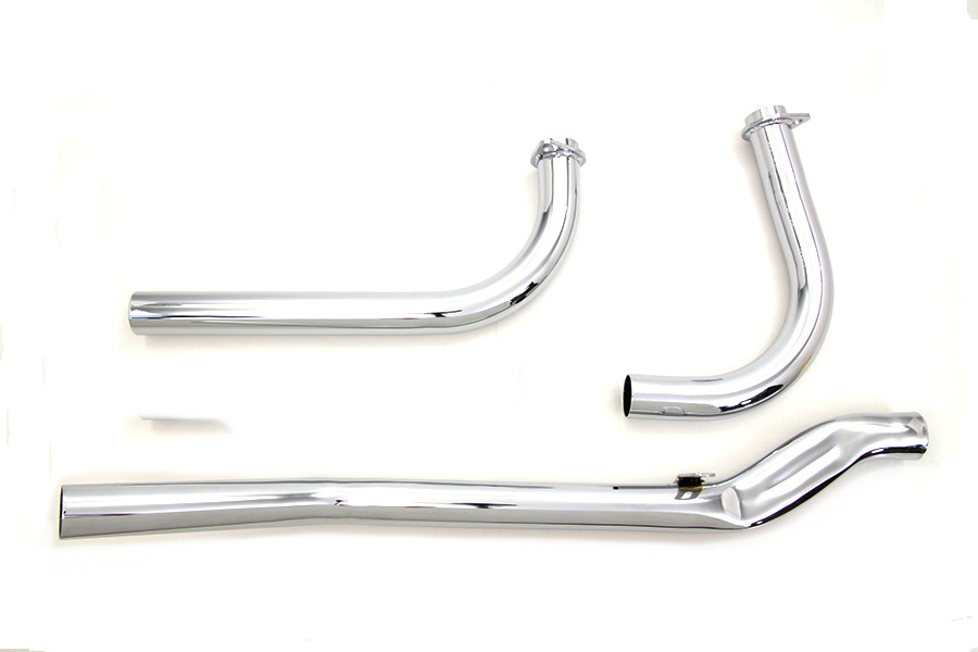 Paughco #716B - Exhaust Header 3 Piece Set Upsweep