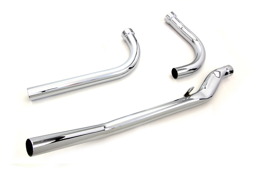 Paughco #715B - Panhead Upsweep Exhaust Header Set