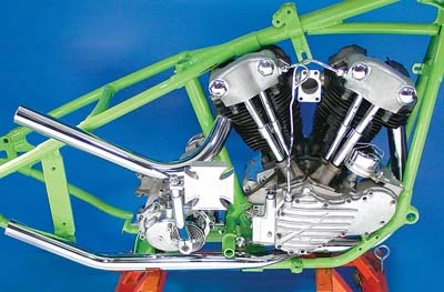 Paughco #714B - Exhaust Header Set Upsweep