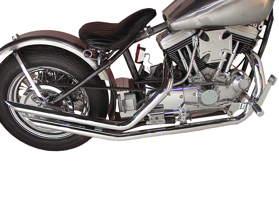 Paughco #719B2S - Exhaust Drag Pipe Set Slash Cut