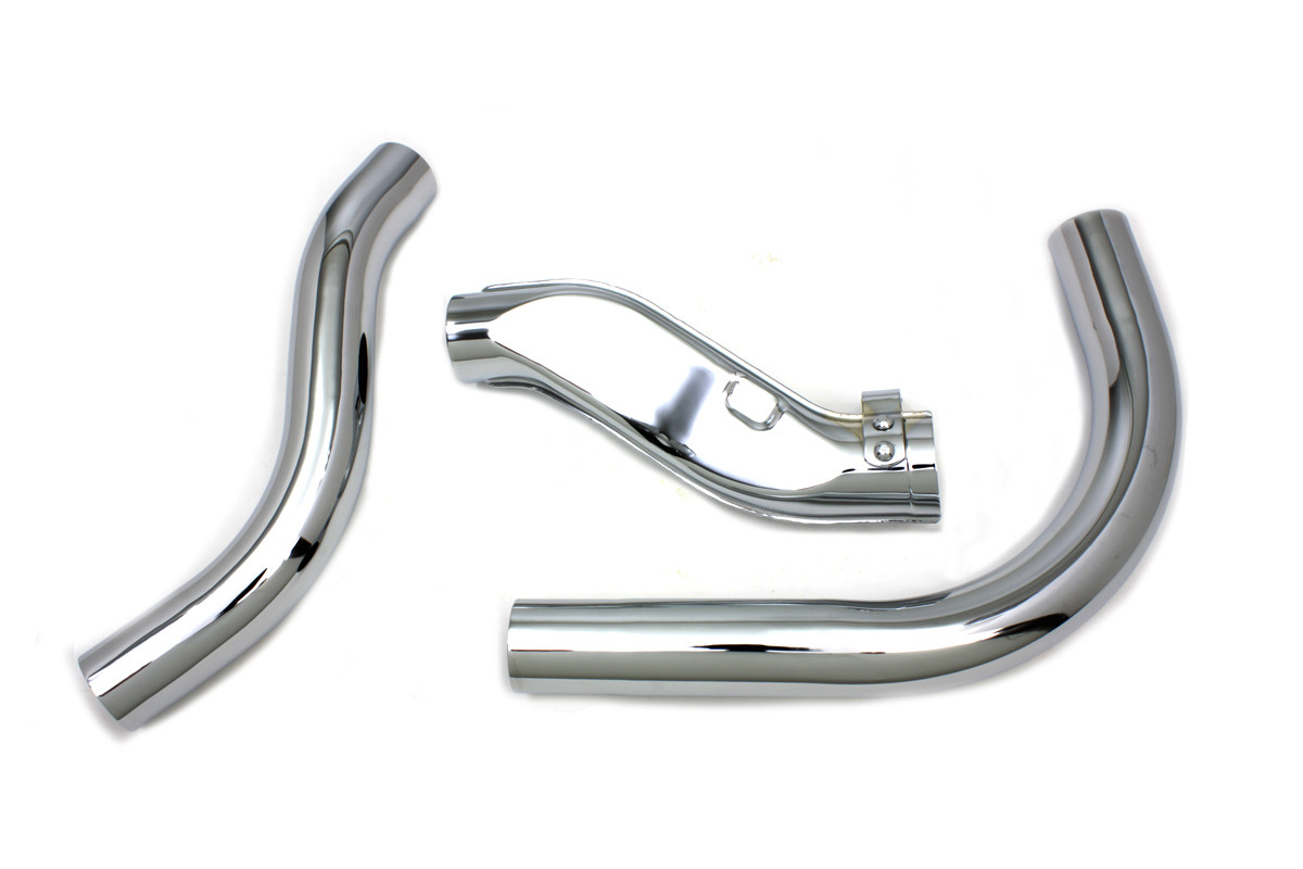 V-Twin - Knucklehead Exhaust Header Chrome