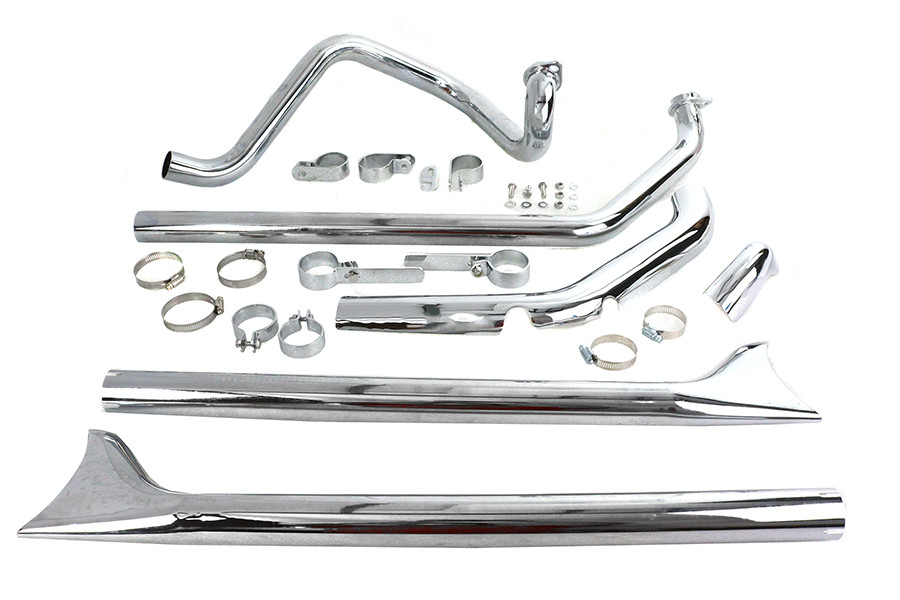 V-Twin - True Dual Chrome Exhaust System