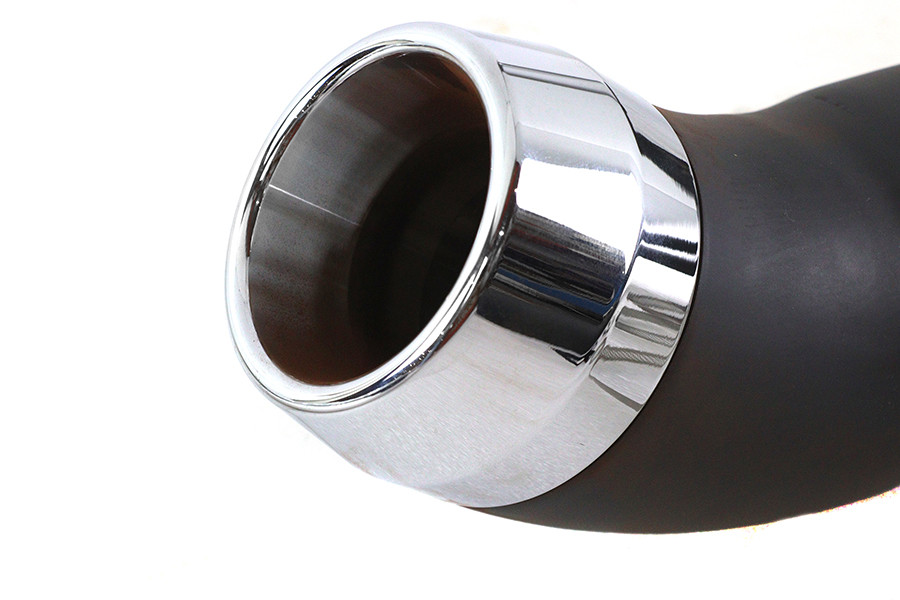 V-Twin #2105 - Cyclone 1-3/4 inch 2 into 1 Exhaust Header Set Black