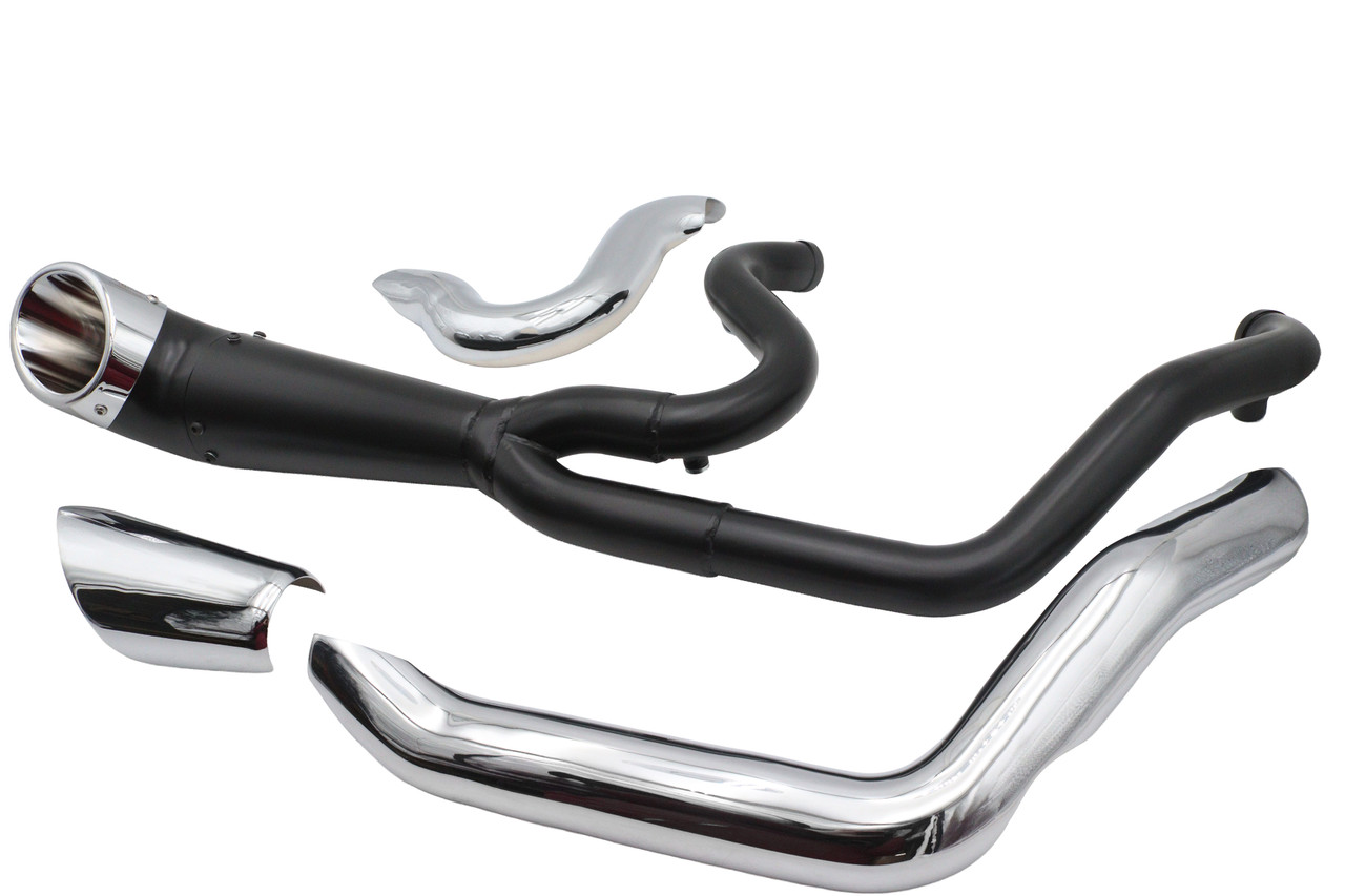 V-Twin - Factory Sample 2:1 Exhaust Header Set Black
