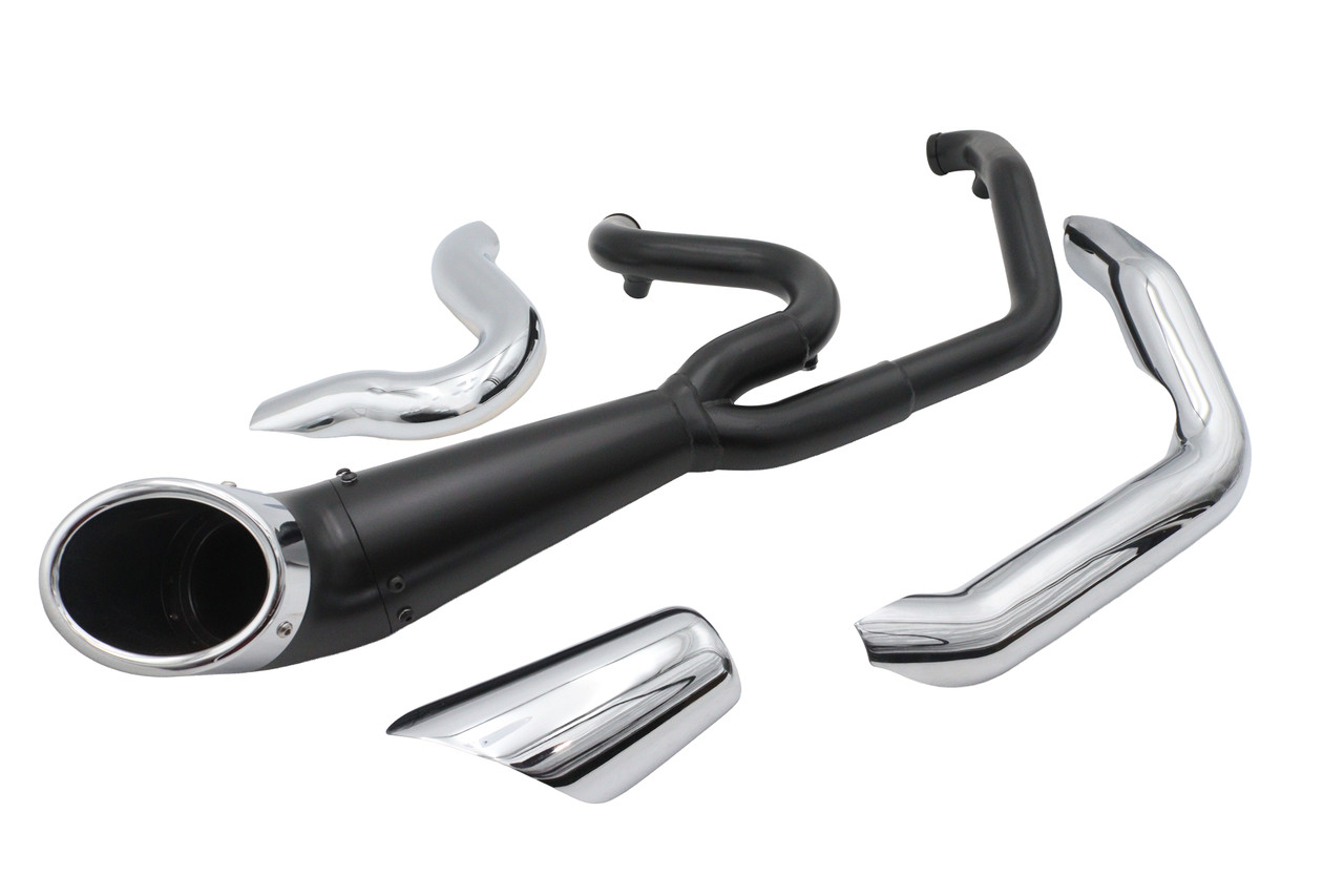V-Twin - Factory Sample 2:1 Exhaust Header Set Black