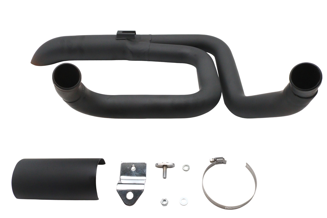 V-Twin #8302 - Wyatt Gatling Lake Style Exhaust System Black