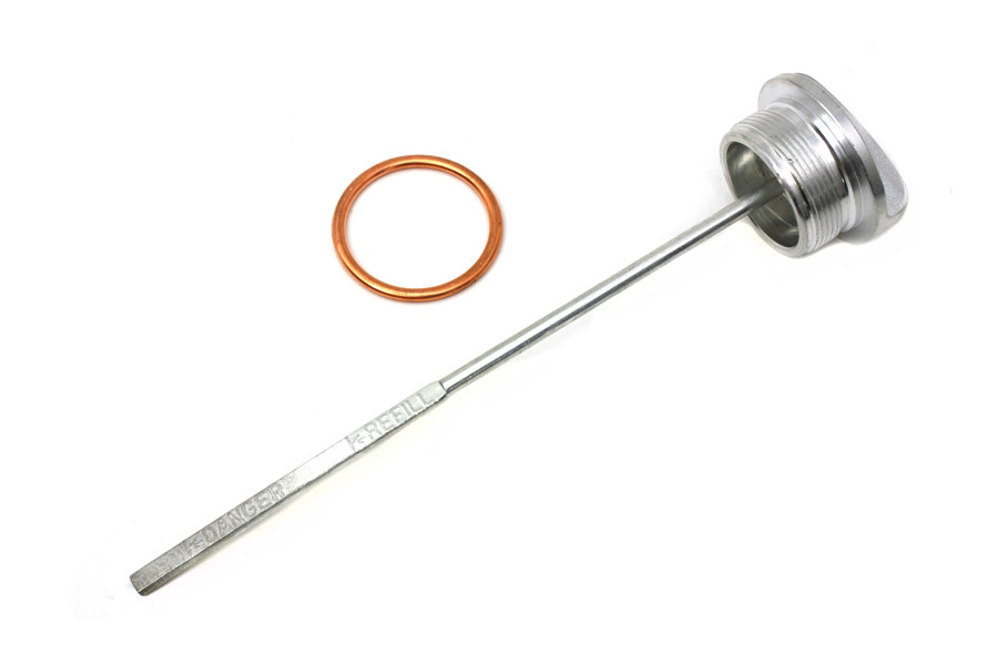 Colony - Cadmium Plated Oil Tank Filler Cap and Gauge Kit