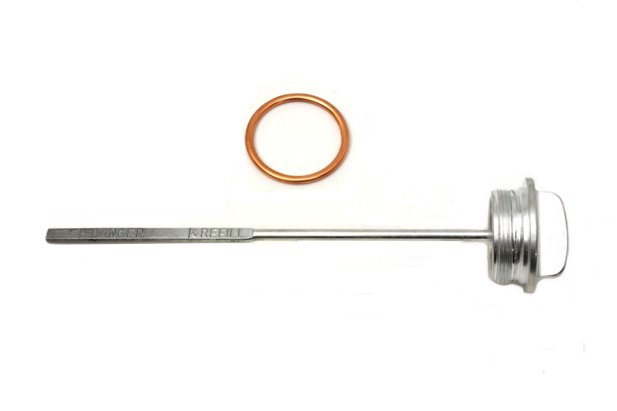 Colony - Cadmium Plated Oil Tank Filler Cap and Gauge Kit