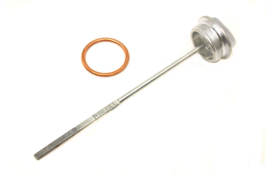 Colony - Cadmium Plated Oil Tank Filler Cap and Gauge Kit