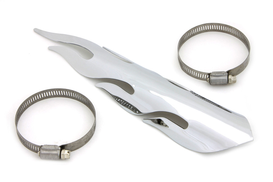 Wyatt Gatling #14-0587 - Exhaust Heat Shield Flame Style