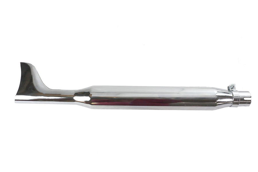 Wyatt Gatling - Chrome Fishtail Muffler 30 inch