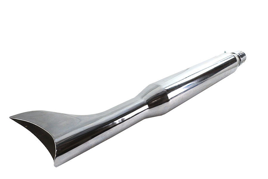 Wyatt Gatling - Chrome Fishtail Muffler 30 inch